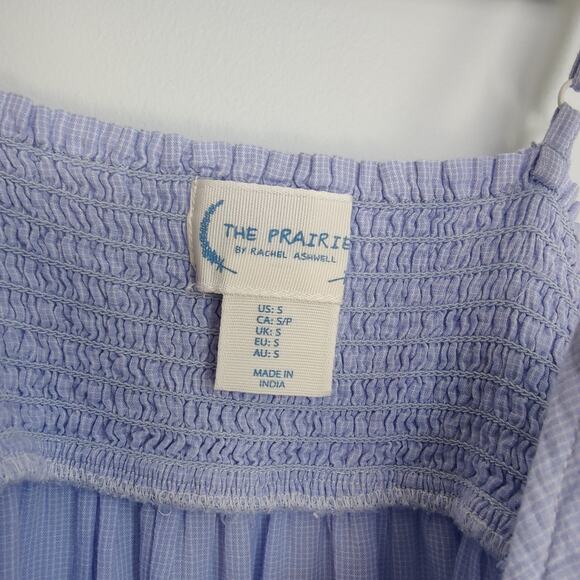 The Prairie Rachel Ashwell Women's Sz S Blue Eyelet Lace Dress Nightgown Cottage - Picture 4 of 5